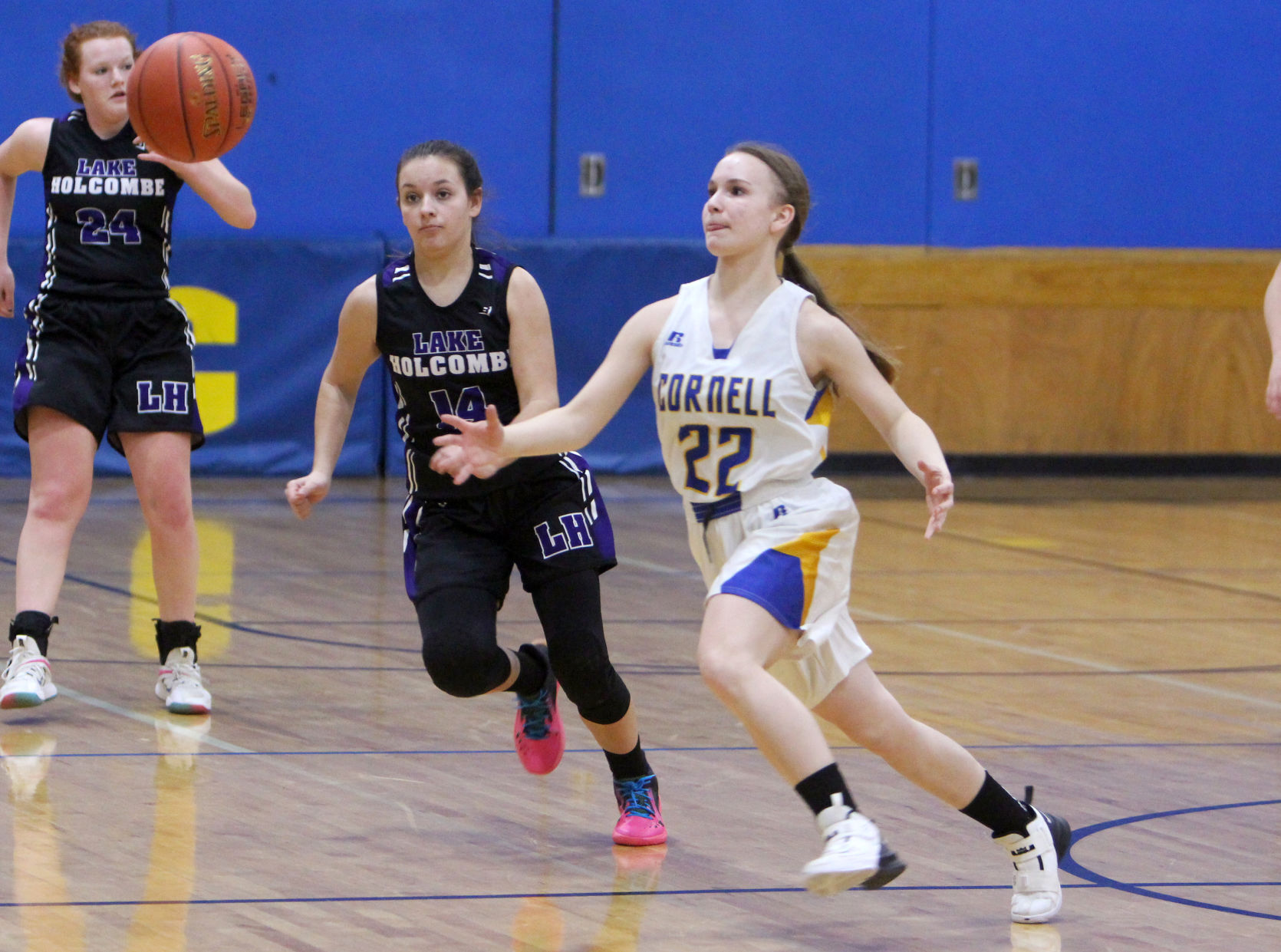 Lake Holcombe at Cornell girls basketball 1-14-22
